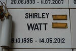 WATT Shirley 1935-2012