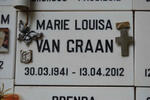 GRAAN Marie Louisa, van 1941-2012