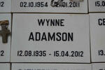 ADAMSON Wynne 1935-2012