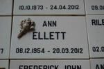 ELLETT Ann 1954-2012