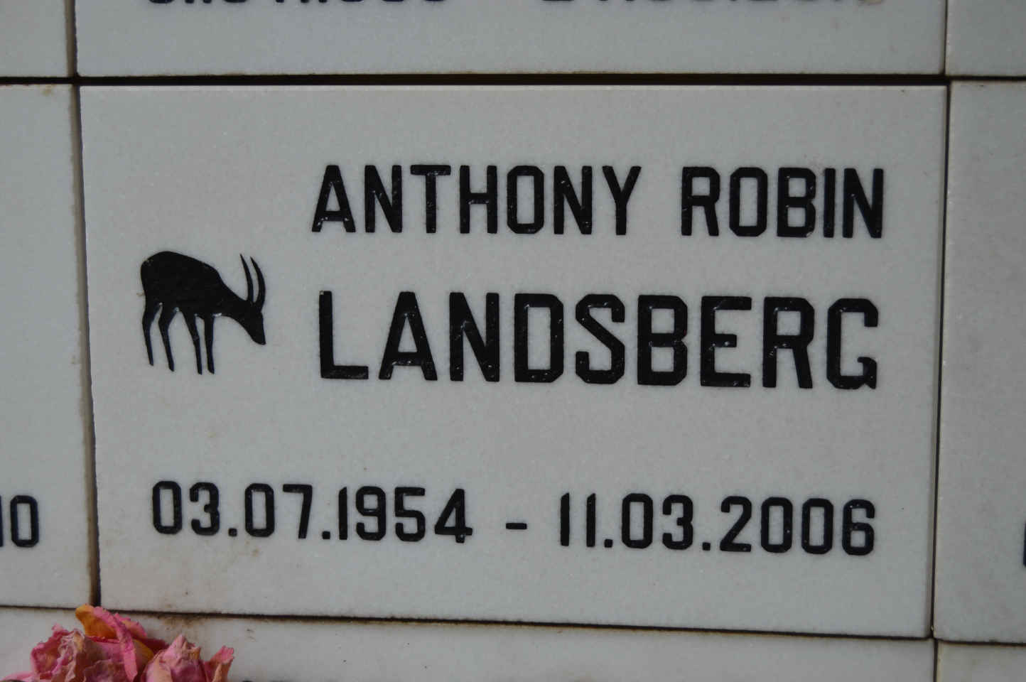 LANDSBERG Anthony Robin 1954-2006