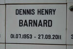 BARNARD Dennis Henry 1953-2011