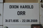 ORR Dixon Harold 1935-2009