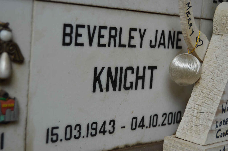 KNIGHT Beverley Jane 1943-2010
