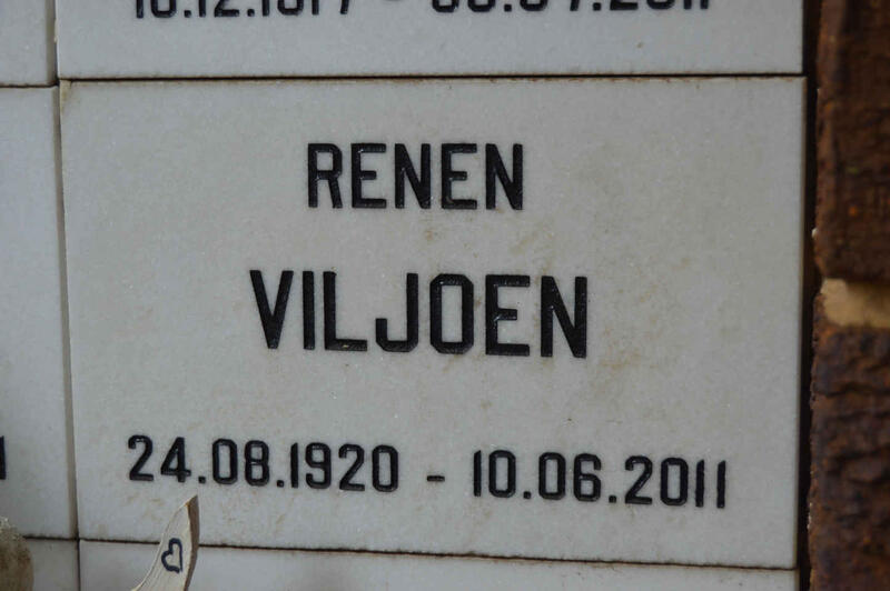 VILJOEN Renen 1920-2011