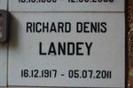 LANDEY Richard Denis 1917-2011