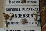 ANDERSON Sherrill Florence 1939-2011
