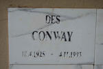 CONWAY Des 1925-1993