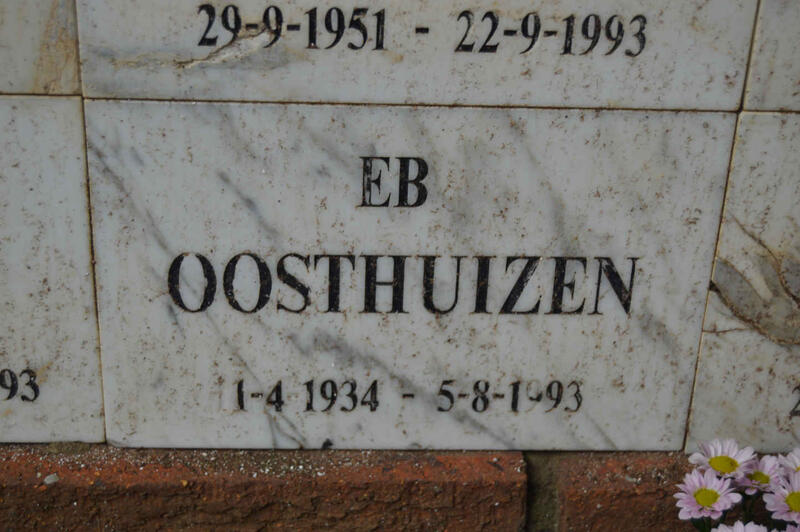 OOSTHUIZEN E.B. 1934-1993
