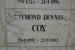 COX Raymond Dennis 1951-1993