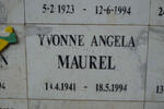 MAUREL Yvonne Angela 1941-1994