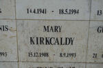 KIRKCALDY Mary 1908-1993