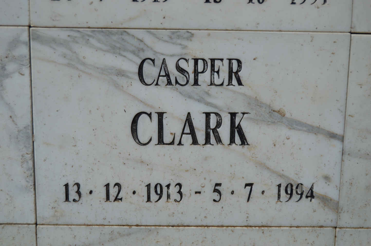 CLARK Casper 1913-1994