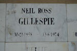 GILLESPIE Neil Ross 1958-1974