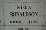 RONALDSON Sheila 1922-1994