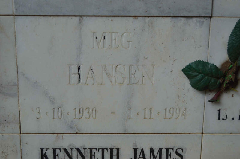HANSEN Meg 1930-1994
