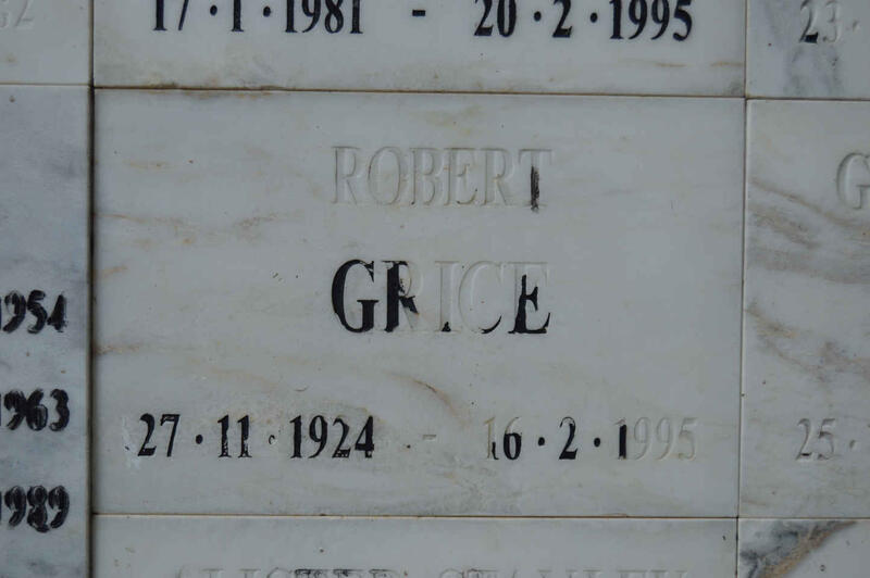 GRICE Robert 1924-1995