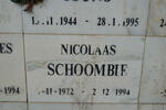 SCHOOMBIE Nicolaas 1922-1994