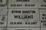 WILLIAMS Byron Dunston 1930-2007
