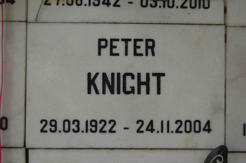 KNIGHT Peter 1922-2004