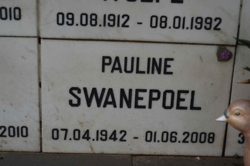 SWANEPOEL Pauline 1942-2008