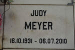 MEYER Judy 1931-2010