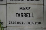 FARRELL Minsie 1927-2010
