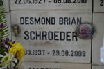 SCHROEDER Desmond Brian 1937-2009