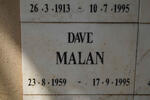 MALAN Dave 1959-1995