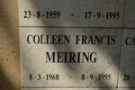 MEIRING Colleen Francis 1968-1995