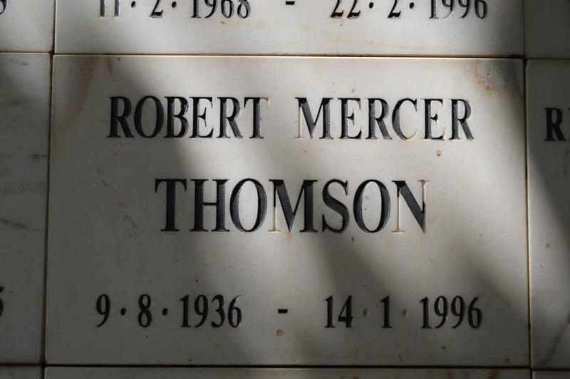 THOMSON Robert Mercer 1936-1996