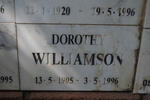 WILLIAMSON Dorothy 1905-1996