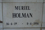 HOLMAN Muriel 1912-1996