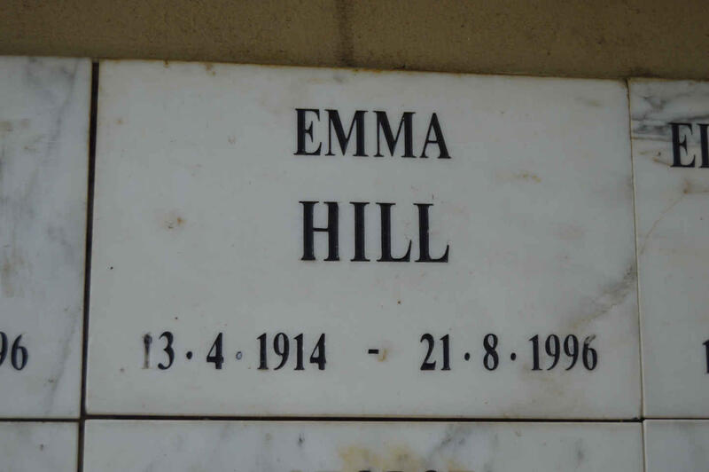 HILL Emma 1914-1996