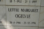OGILVIE Lettie Margaret 1906-1996
