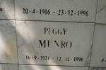 MUNRO Peggy 1921-1996