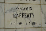 RAFFERTY Benjamin 1989-1989