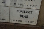 DEAR Constance 1924-1997