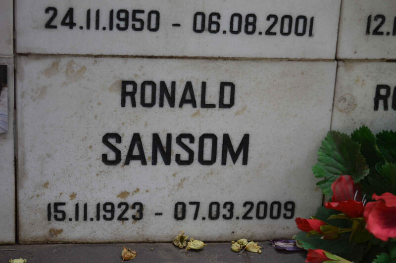 SANSOM Ronald 1923-2009