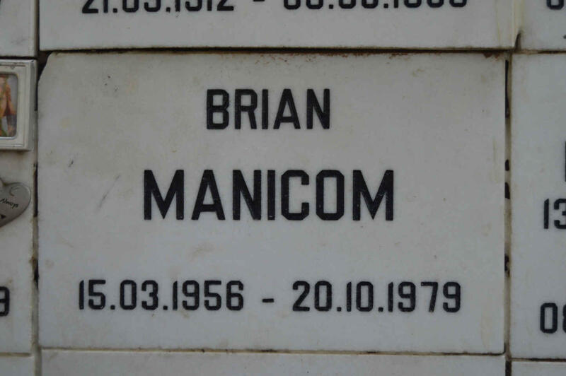 MANICOM Brian 1956-1979