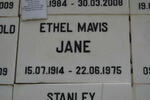 JANE Ethel Mavis 1914-1975