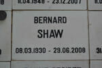 SHAW Bernard 1930-2008