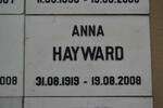 HAYWARD Anna 1919-2008