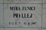 PRELLER Myra Eunice 1917-1997