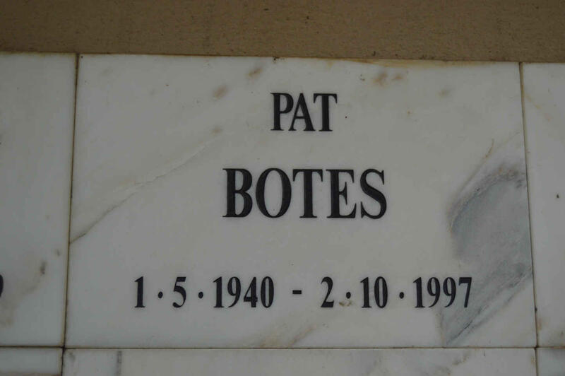 BOTES Pat 1940-1997