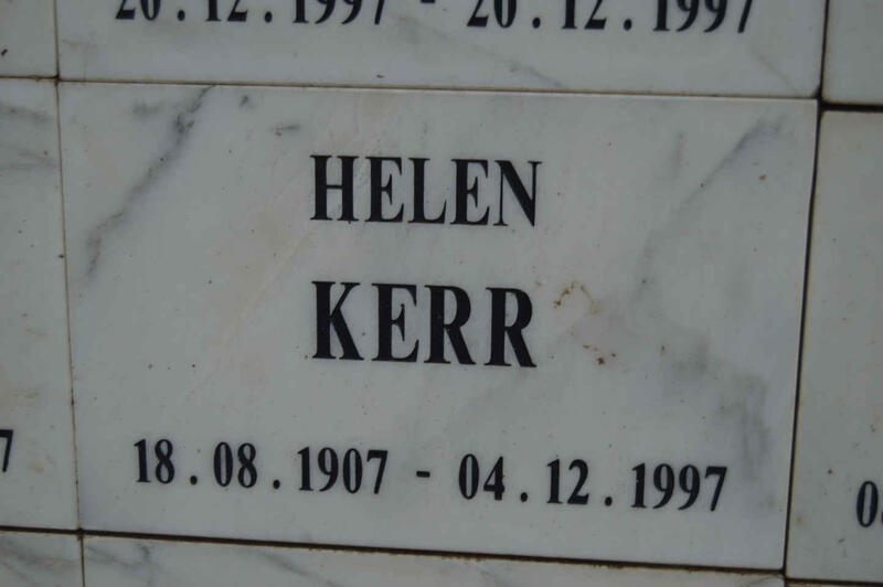 KERR Helen 1907-1997