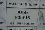 HOLMES Maisie 1908-1998