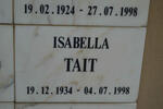 TAIT Isabella 1934-1998