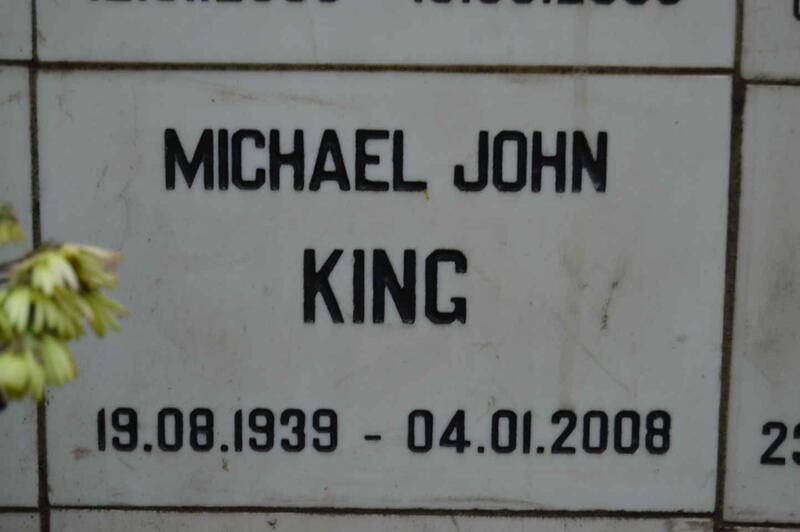 KING Michael John 1939-2008