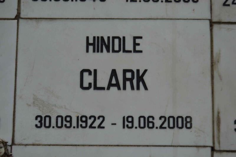 CLARK Hindle 1922-2008